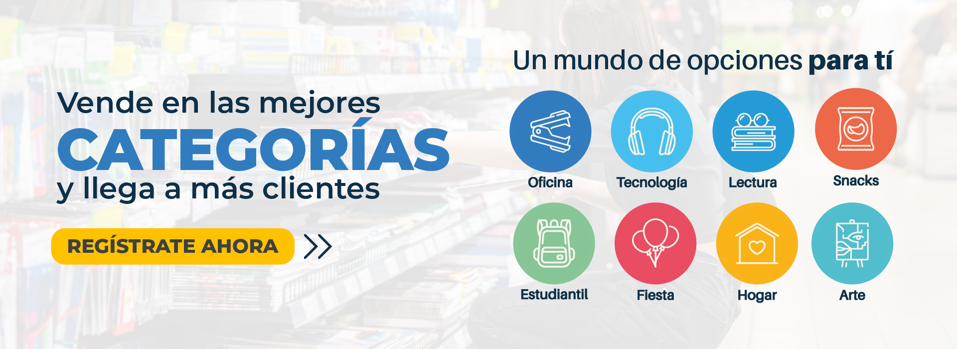 Vende en Comercial Papelera